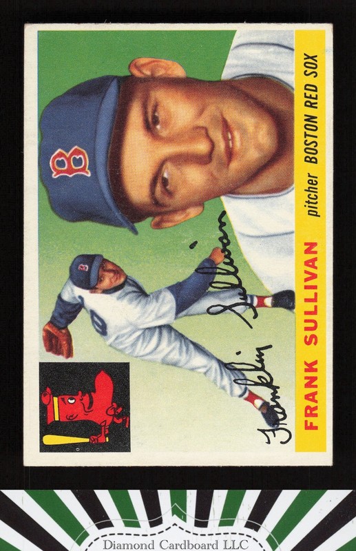 1955 Topps #106 Frank Sullivan EX j, front