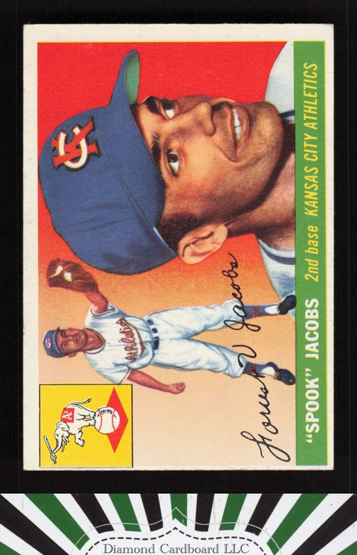 1955 Topps #61 Spook Jacobs VGEX o, front
