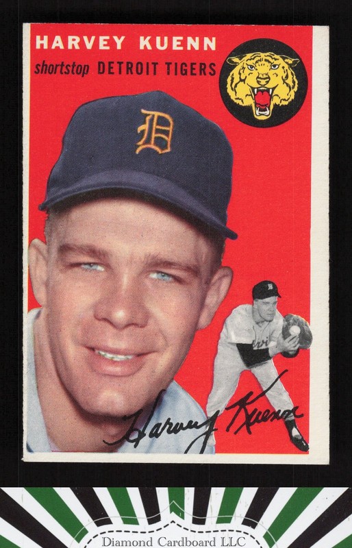 1954 Topps #25 Harvey Kuenn EX j, front