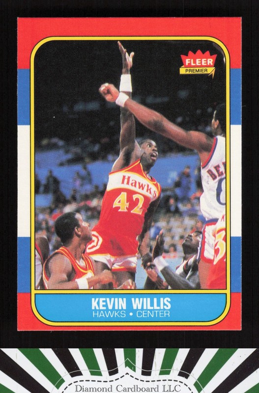 1986-87 Fleer #126 Kevin Willis EXMT, front
