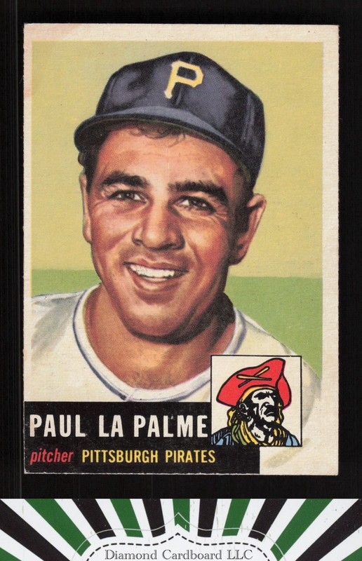 1953 Topps #201 Paul LaPalme VGEX c, front