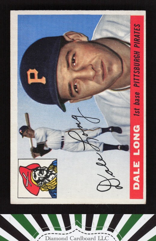 1955 Topps #127 Dale Long EX n, front