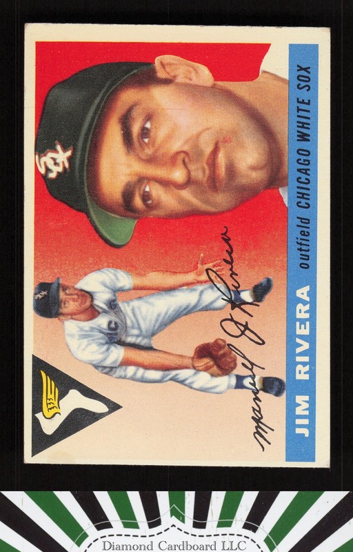 1955 Topps #58 Jim Rivera VGEX r, front