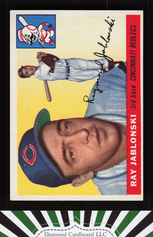 1955 Topps #56 Ray Jablonski EX g, front