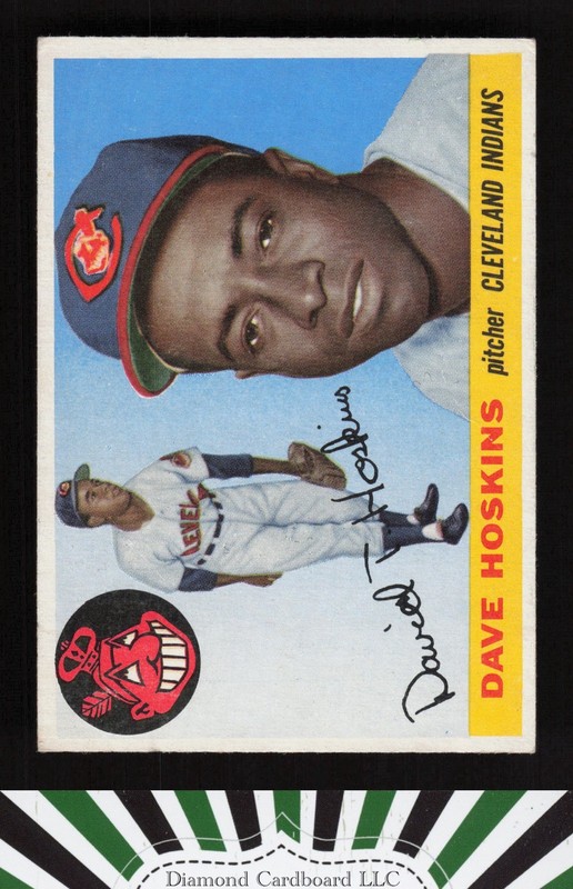 1955 Topps #133 Dave Hoskins VG i, front