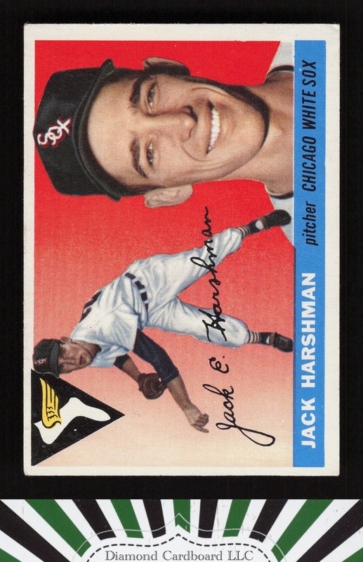 1955 Topps #104 Jack Harshman VGEX e, front