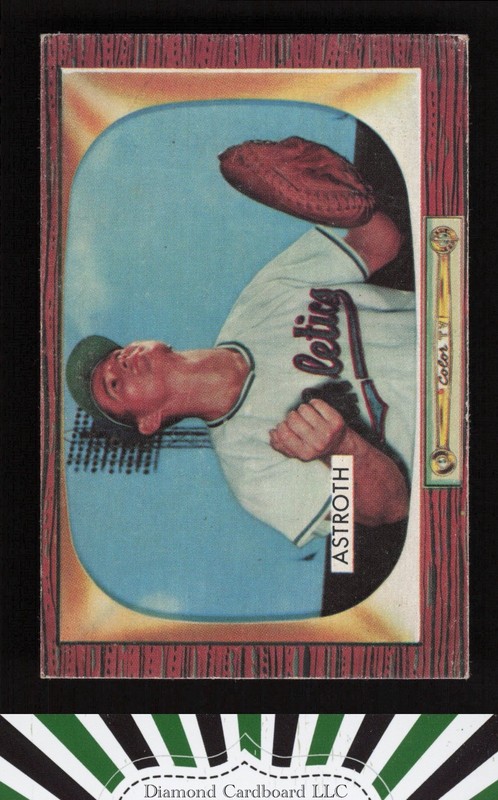 1955 Bowman #119 Joe Astroth VGEX, front