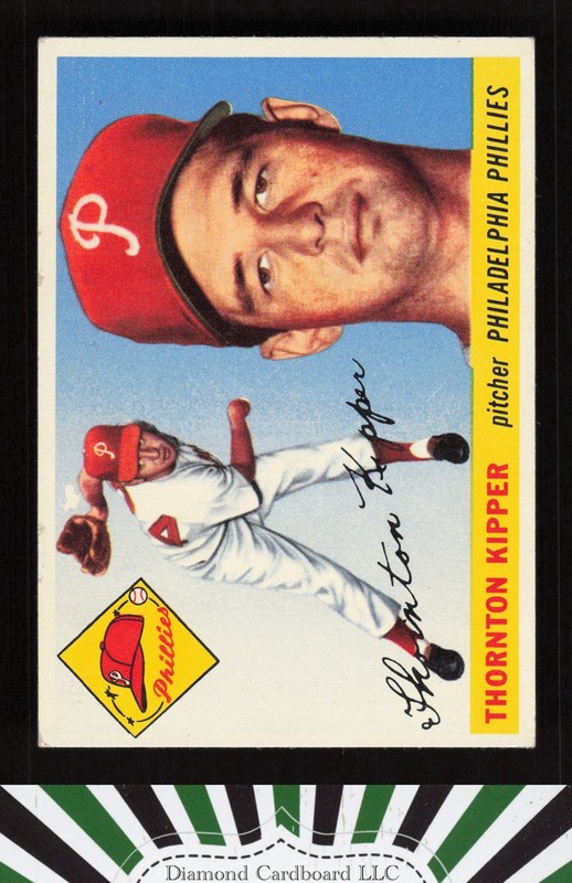 1955 Topps #62 Thornton Kipper VG [CENTERED] n, front
