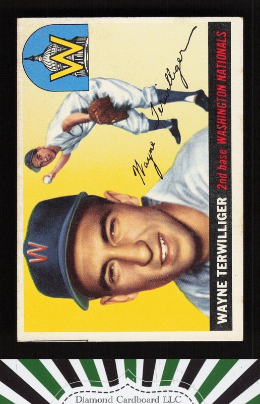 1955 Topps #34 Wayne Terwilliger EX (MC) q, front