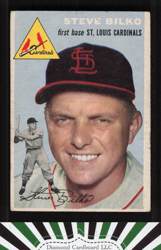1954 Topps #116 Steve Bilko GD h, front
