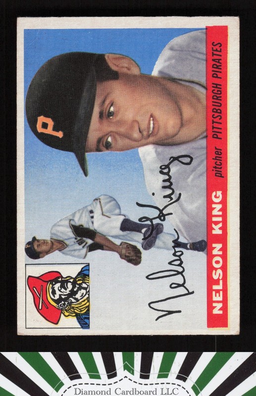 1955 Topps #112 Nelson King VG c, front