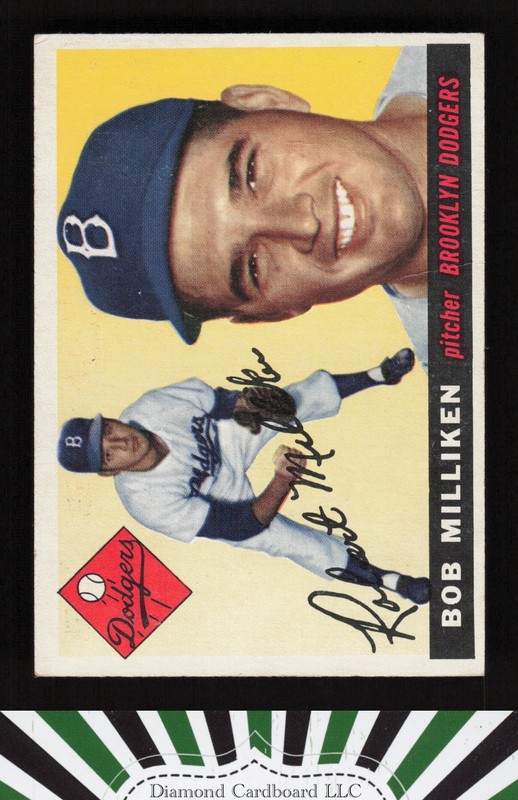 1955 Topps #111 Bob Milliken VG n, front