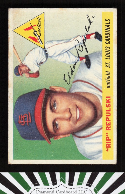 1955 Topps #55 Rip Repulski VG r, front