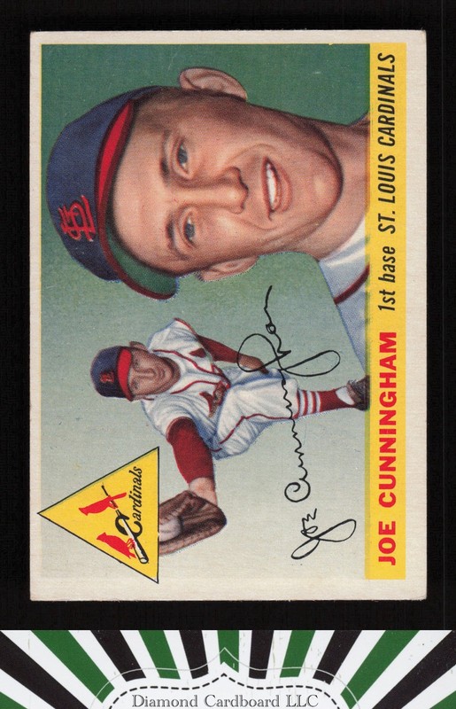 1955 Topps #37 Joe Cunningham VG e, front