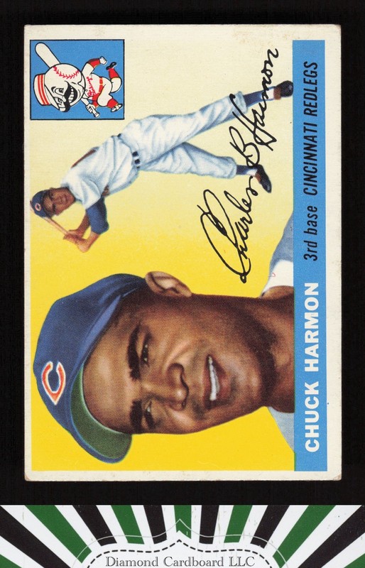 1955 Topps #82 Chuck Harmon VGEX n, front