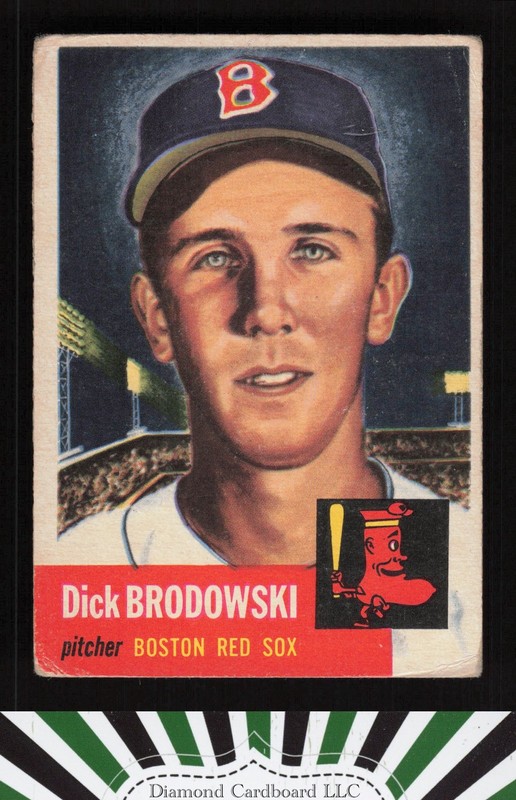1953 Topps #69 Dick Brodowski FR a, front