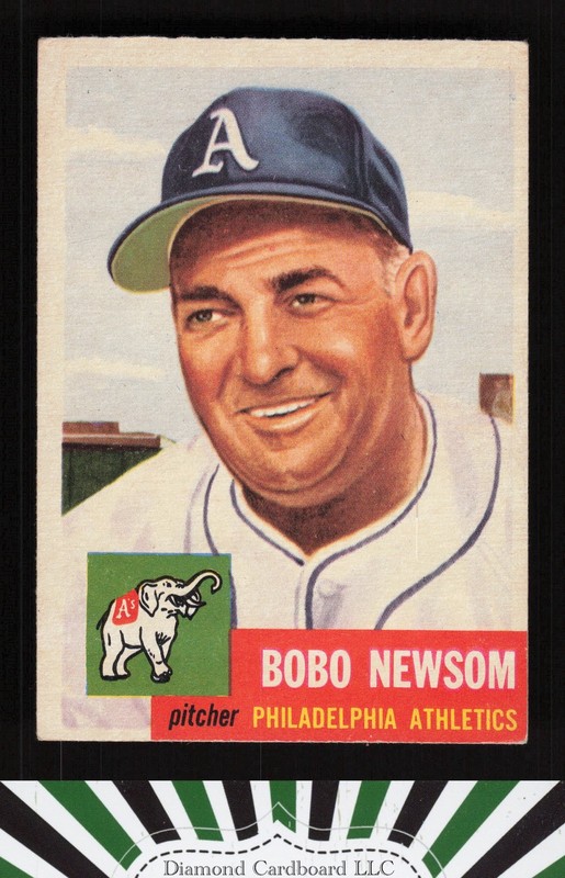 1953 Topps #15 Bobo Newsom VGEX c, front