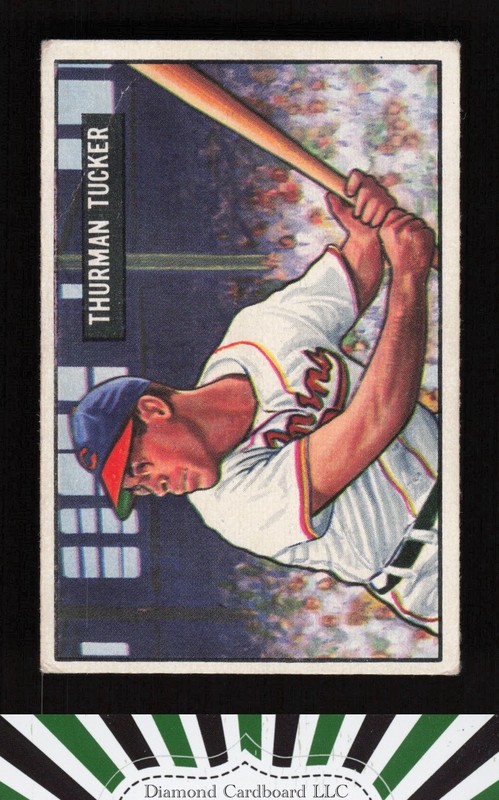 1951 Bowman #222 Thurman Tucker VG, front