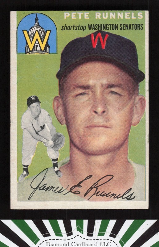 1954 Topps #6 Pete Runnels VGEX f, front