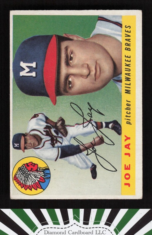1955 Topps #134 Joe Jay VGEX e, front
