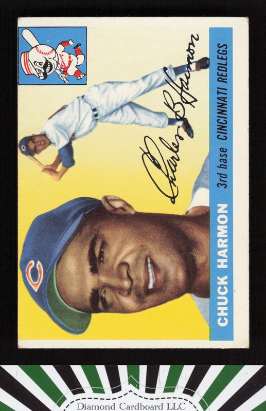 1955 Topps #82 Chuck Harmon VGEX (MC) e, front