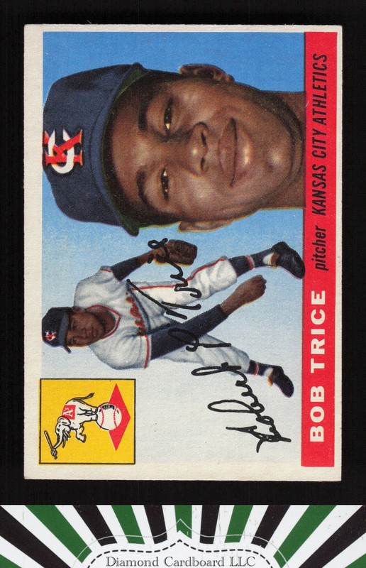 1955 Topps #132 Bob Trice VGEX+ c, front