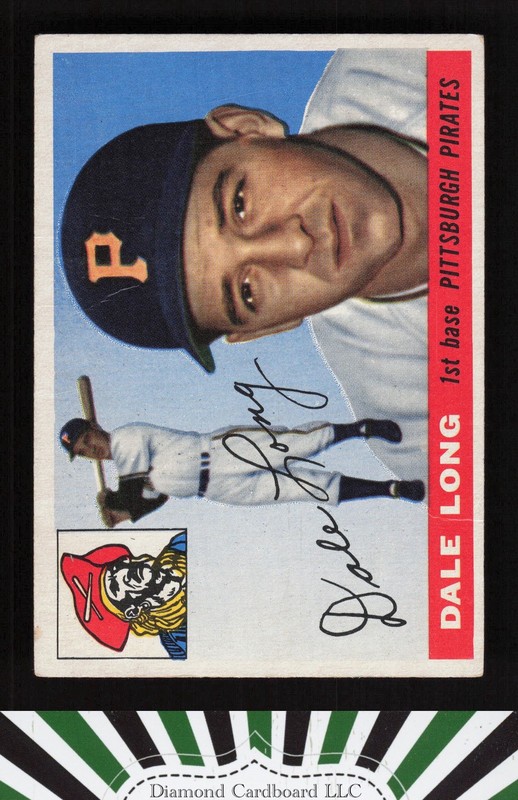 1955 Topps #127 Dale Long VG a, front