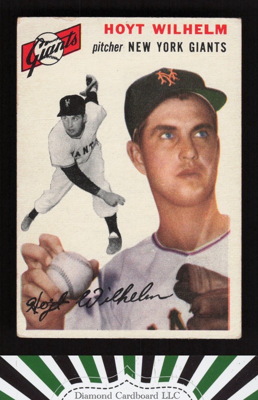 1954 Topps #36 Hoyt Wilhelm VG+ d, front