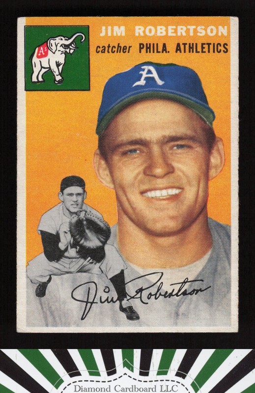 1954 Topps #149 Jim Robertson VGEX n, front