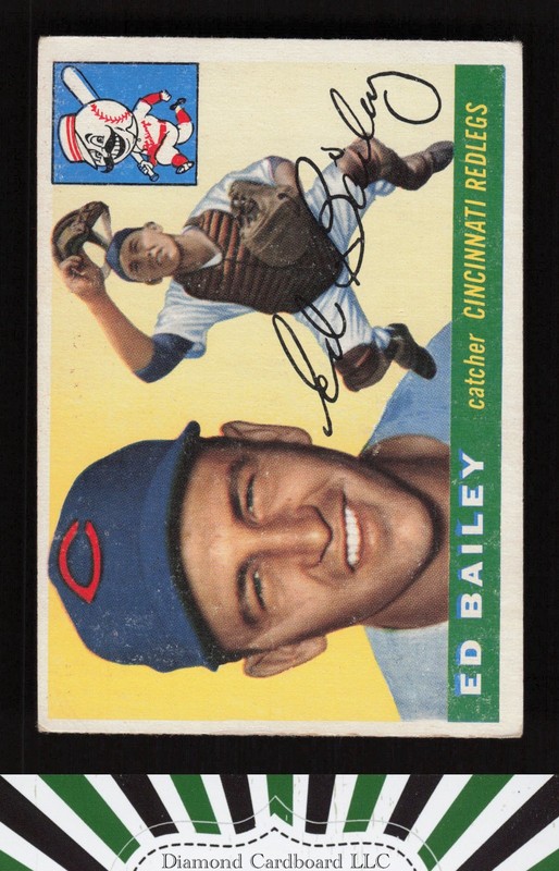 1955 Topps #69 Ed Bailey VG+ d, front