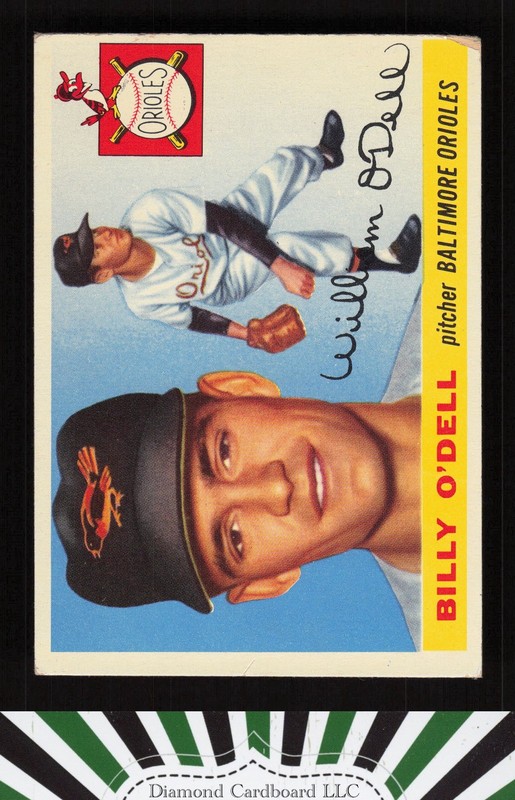 1955 Topps #57 Billy O'Dell VG g, front