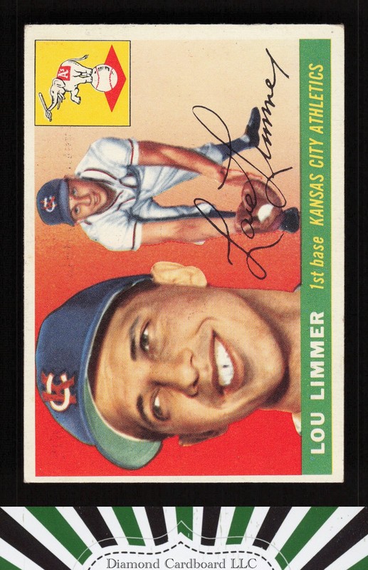 1955 Topps #54 Lou Limmer VGEX h, front