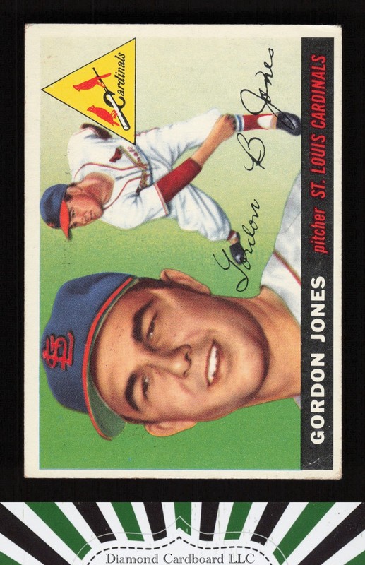 1955 Topps #78 Gordon Jones VG+ e, front