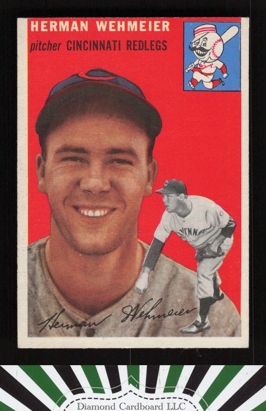 1954 Topps #162 Herman Wehmeier VGEX+ i, front