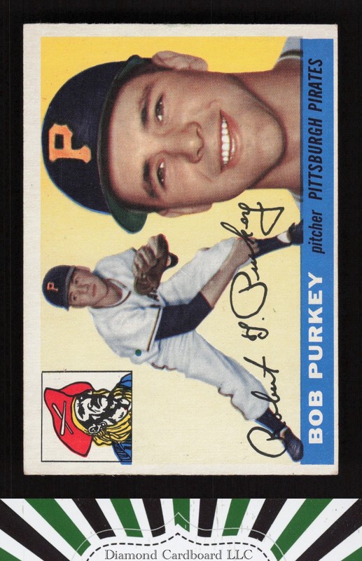 1955 Topps #118 Bob Purkey VGEX m, front