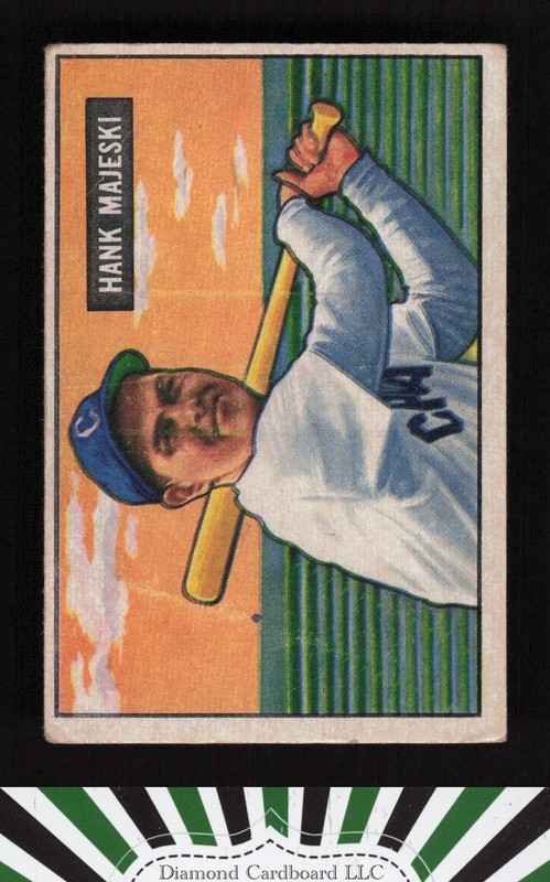 1951 Bowman #12 Hank Majeski GD, front