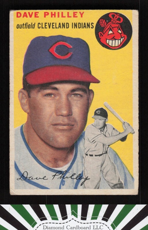 1954 Topps #159 Dave Philley FR a, front