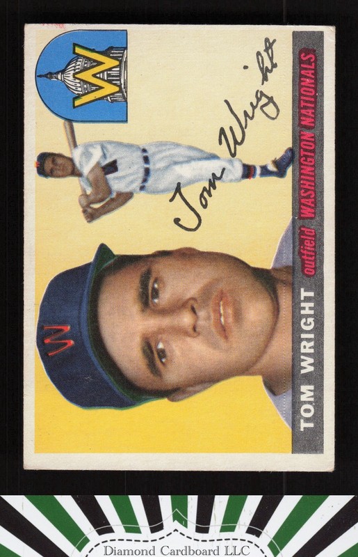 1955 Topps #141 Tom Wright VGEX e, front