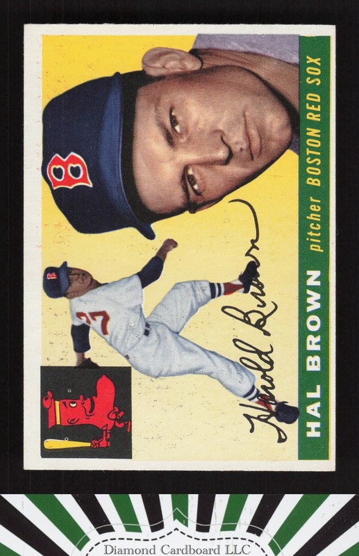 1955 Topps #148 Hal Brown EX+ g, front