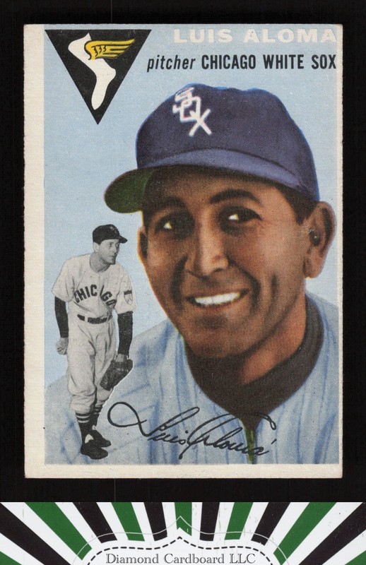 1954 Topps #57 Luis Aloma VGEX m, front