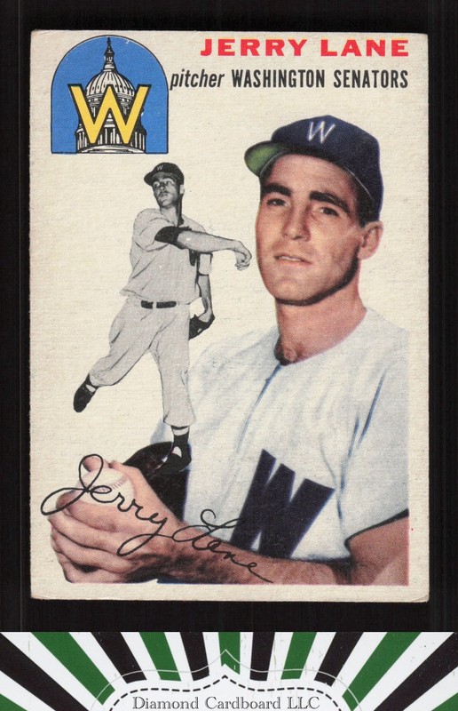 1954 Topps #97 Jerry Lane VG+ j, front