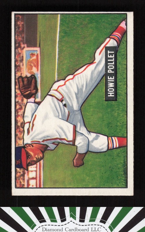 1951 Bowman #263 Howie Pollet EX, front
