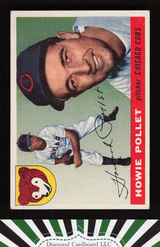1955 Topps #76 Howie Pollet VGEX+ h, front