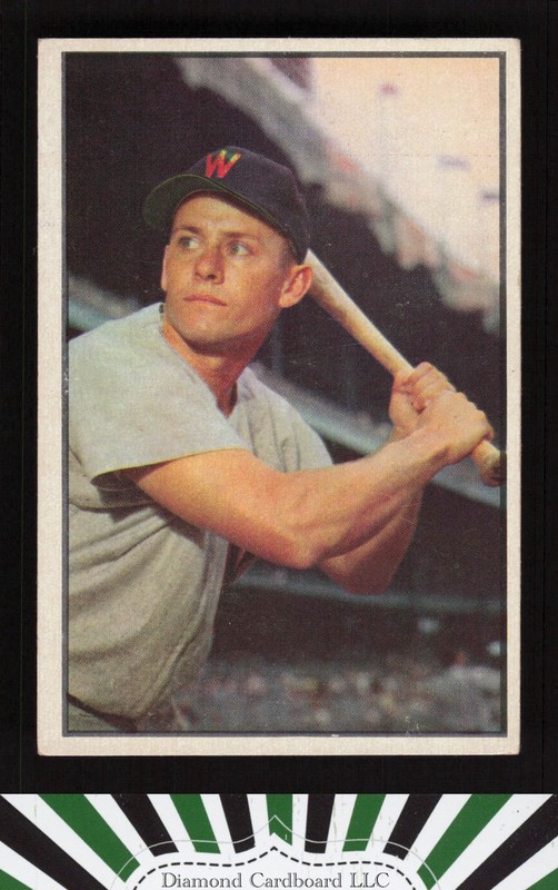 1953 Bowman Color #34 Gil Coan VGEX a, front