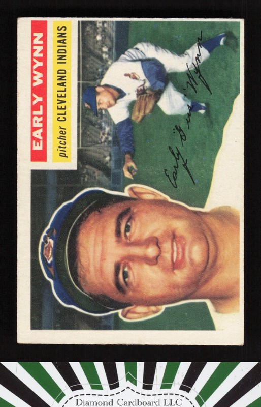1956 Topps #187 Early Wynn VGEX j, front