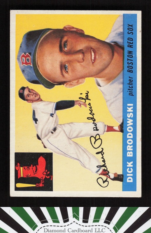 1955 Topps #171 Dick Brodowski EXMT l, front