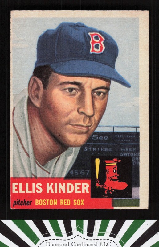 1953 Topps #44a Ellis Kinder EX i, front