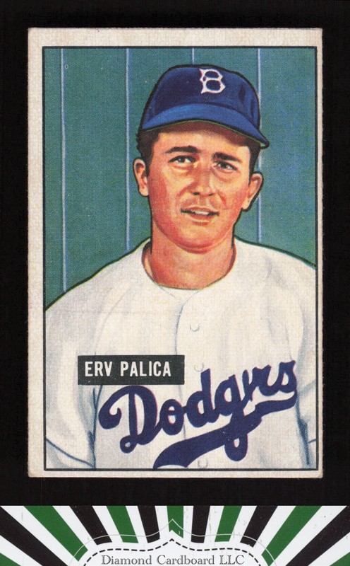 1951 Bowman #189 Erv Palica VGEX, front