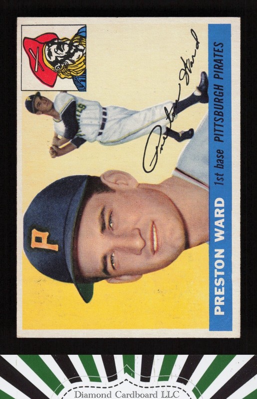 1955 Topps #95 Preston Ward EXMT [NICELY CENTERED] m, front