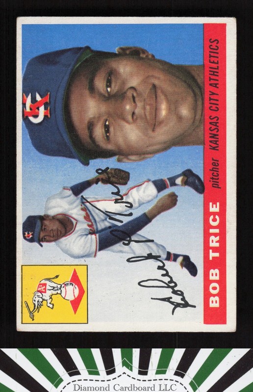1955 Topps #132 Bob Trice VGEX f, front